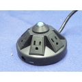 Powramid 6 Plug Outlet Circular Surge Protected Power Bar